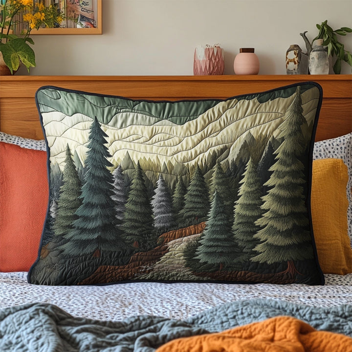 Moonlit Woods Quilted Bedding Pillow Case