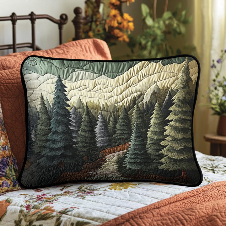 Moonlit Woods Quilted Bedding Pillow Case