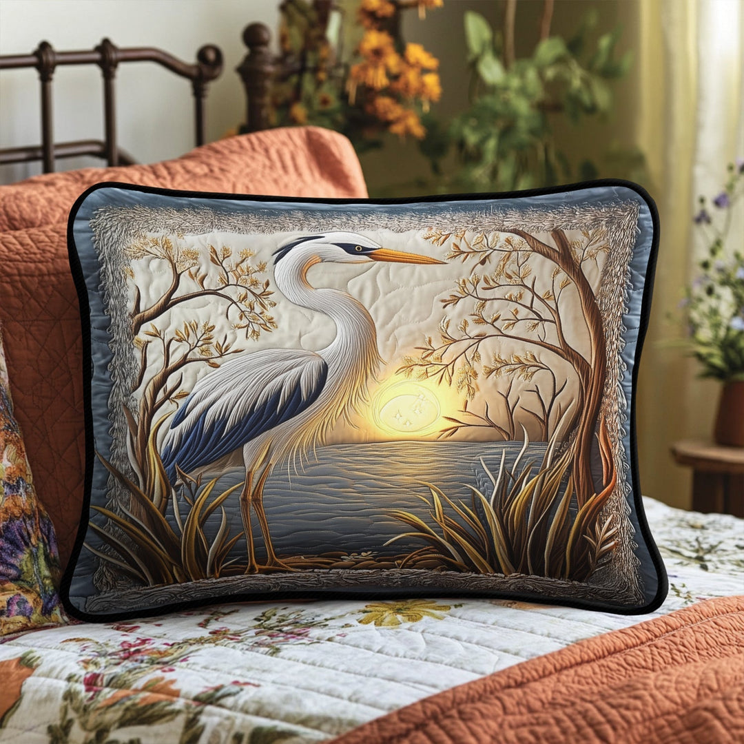 River Elegance Quilted Bedding Pillow Case