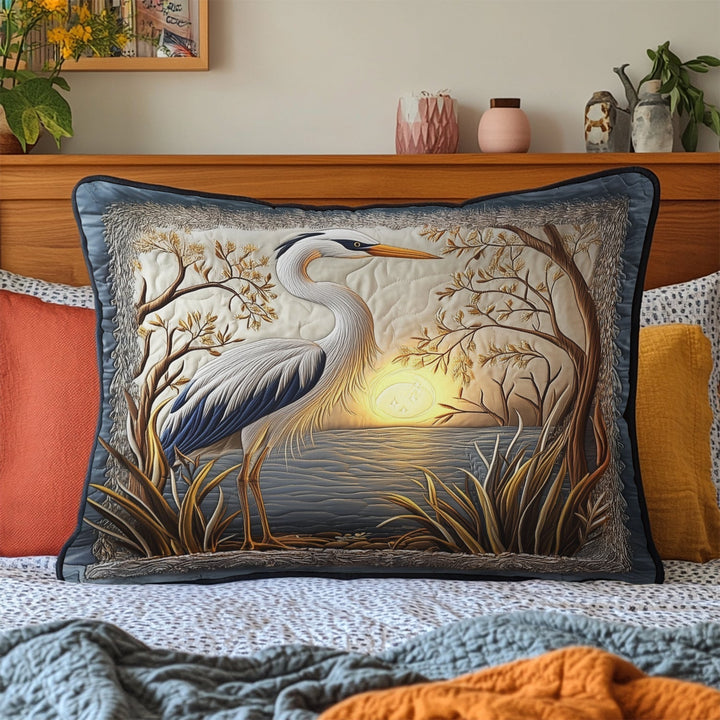 River Elegance Quilted Bedding Pillow Case
