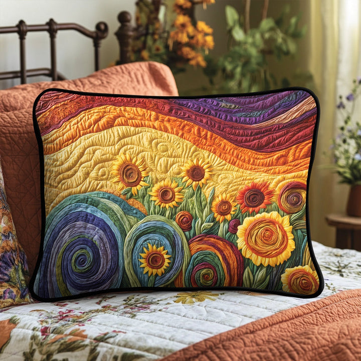 Summer Waves Quilted Bedding Pillow Case