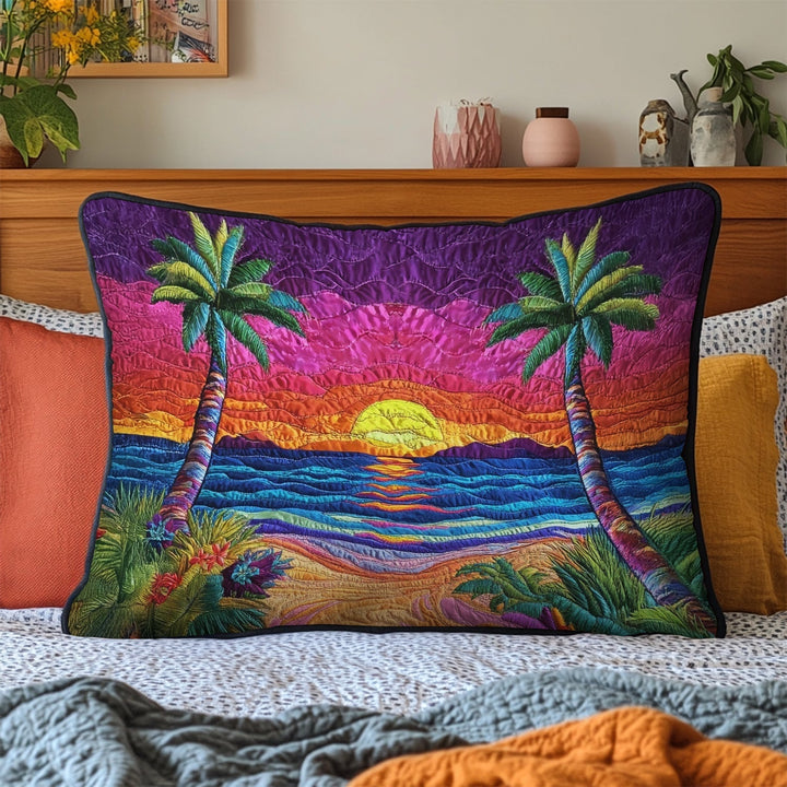 Beach Dreams Quilted Bedding Pillow Case