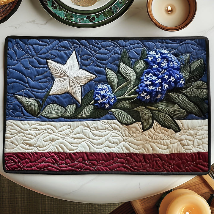 Elegant Blooms Quilted Place Mat