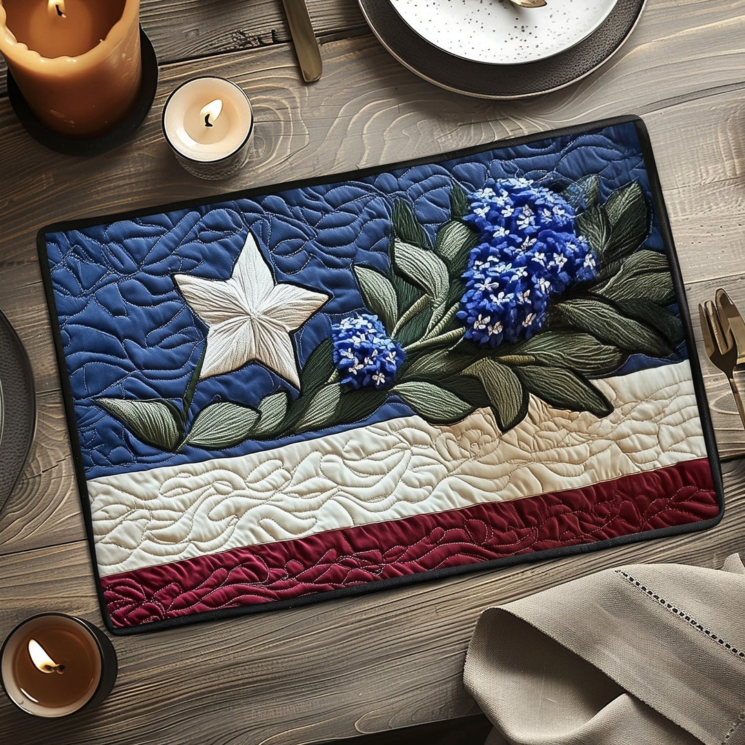 Elegant Blooms Quilted Place Mat