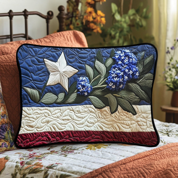 Elegant Blooms Quilted Bedding Pillow Case
