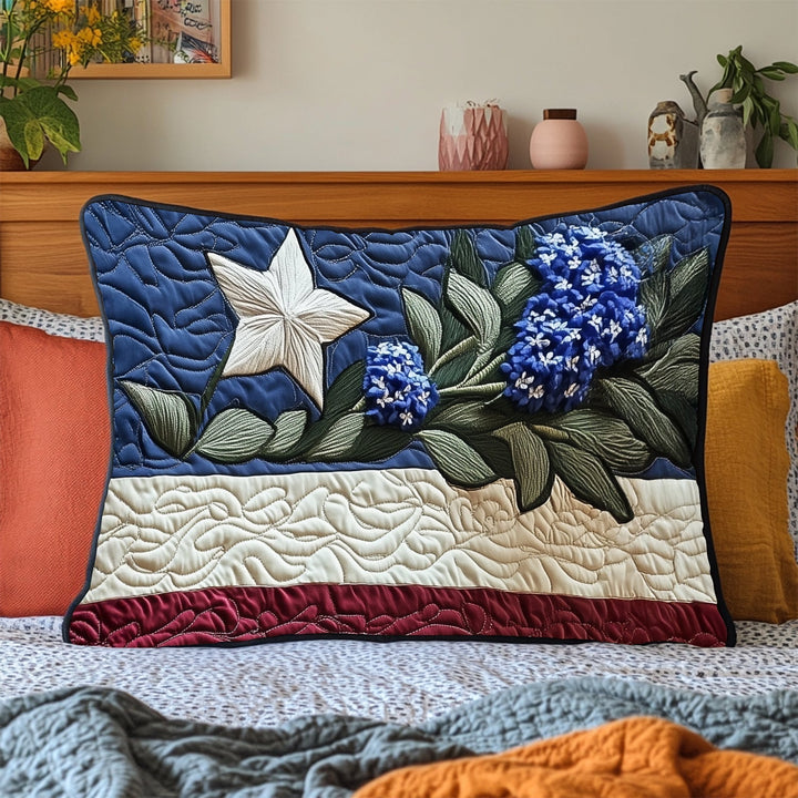 Elegant Blooms Quilted Bedding Pillow Case