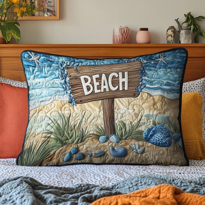 Island Breeze Quilted Bedding Pillow Case