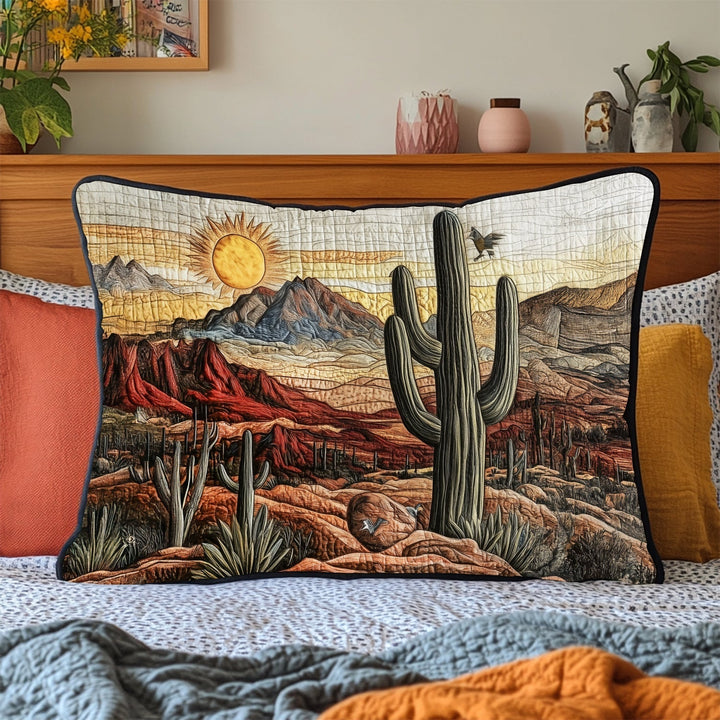 Western Skies Quilted Bedding Pillow Case