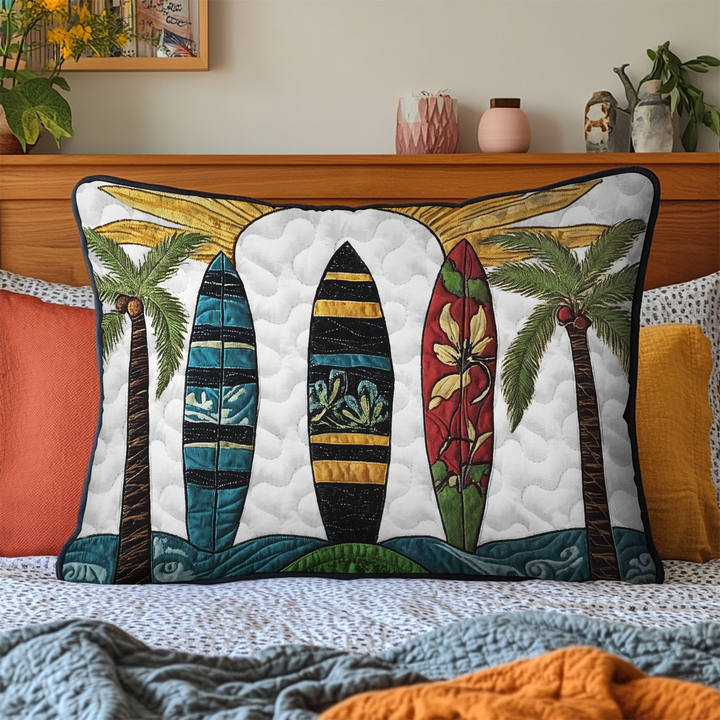 Paradise Bay Quilted Bedding Pillow Case