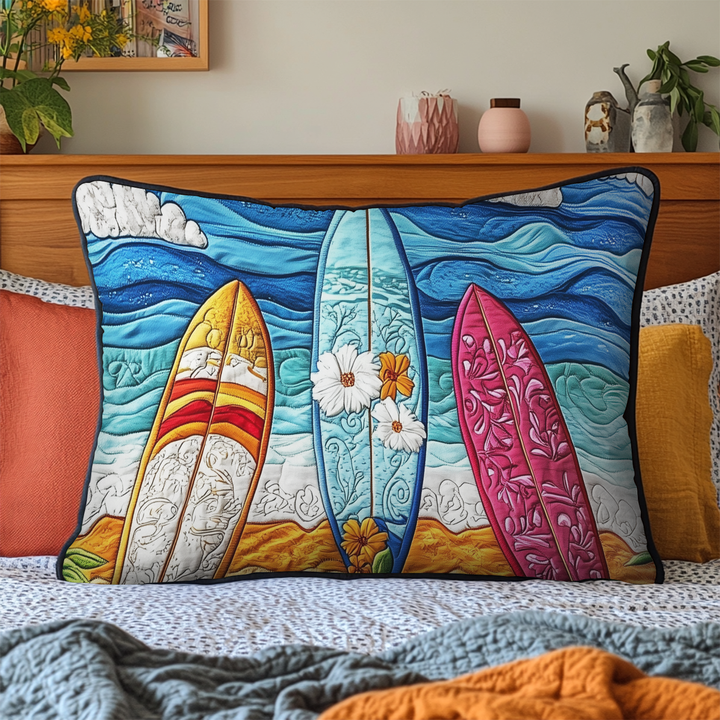 Surf Retreat Quilted Bedding Pillow Case