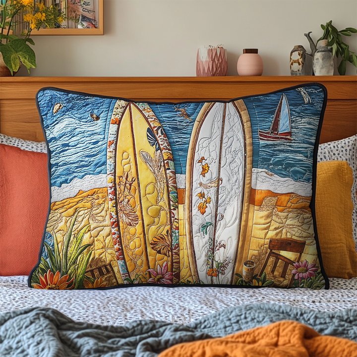 Island Breeze Quilted Bedding Pillow Case