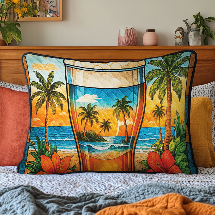 Aloha Comfort Quilted Bedding Pillow Case
