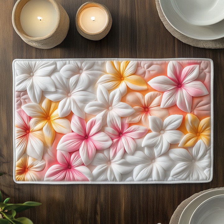 Bright Bloom Quilted Placemat