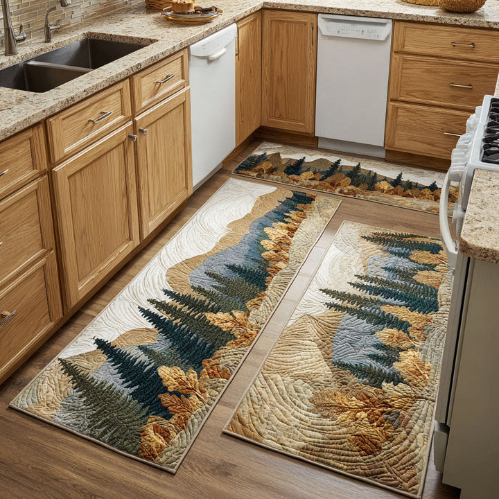 Nature Escape Kitchen Area Rug
