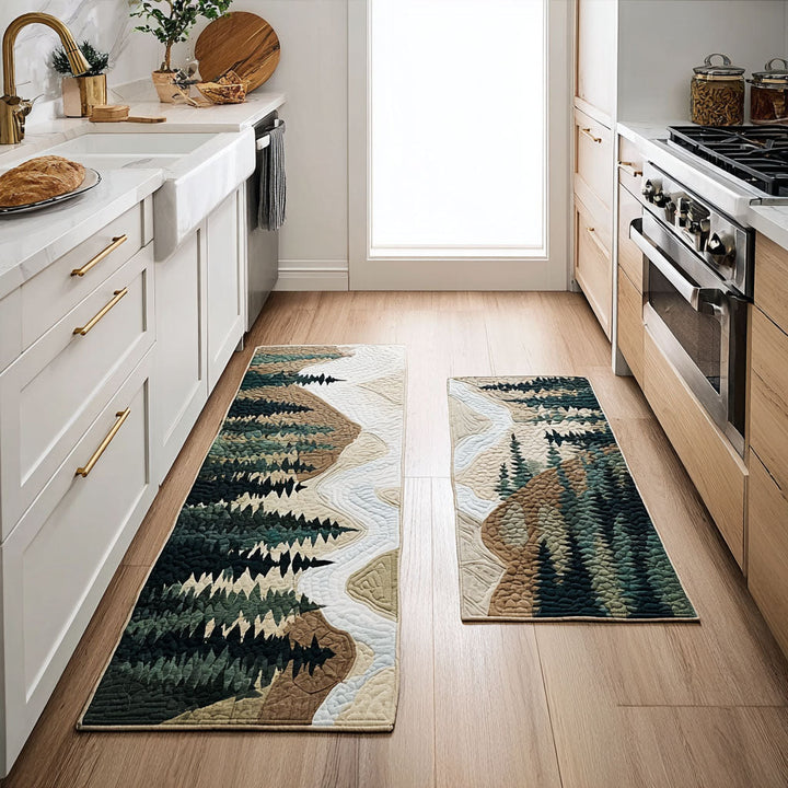 Nature Scene Kitchen Area Rug