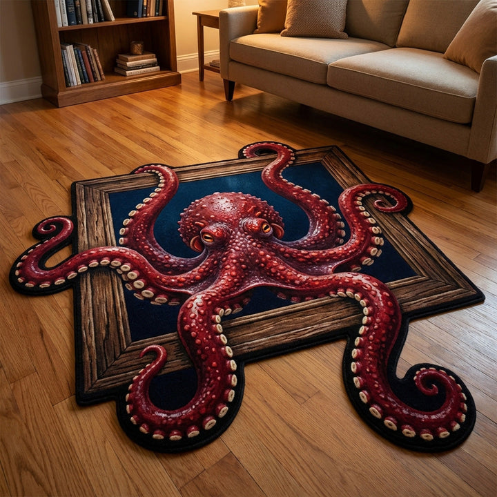 Nautical Beast Custom Shape Area Rug