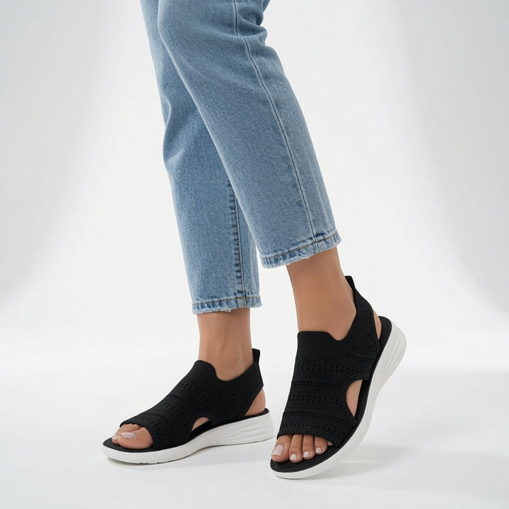 Souplesse™ - Platform sandals, open toe and comfort