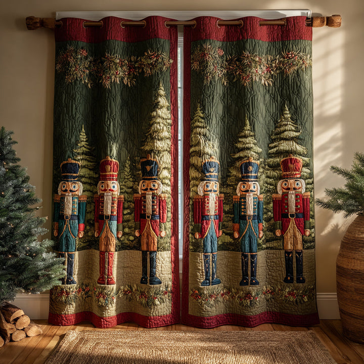 Nutcracker Magic Quilted Curtains
