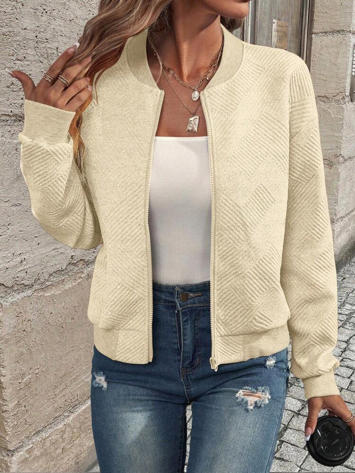 Dora – Structured bomber jacket with zipper