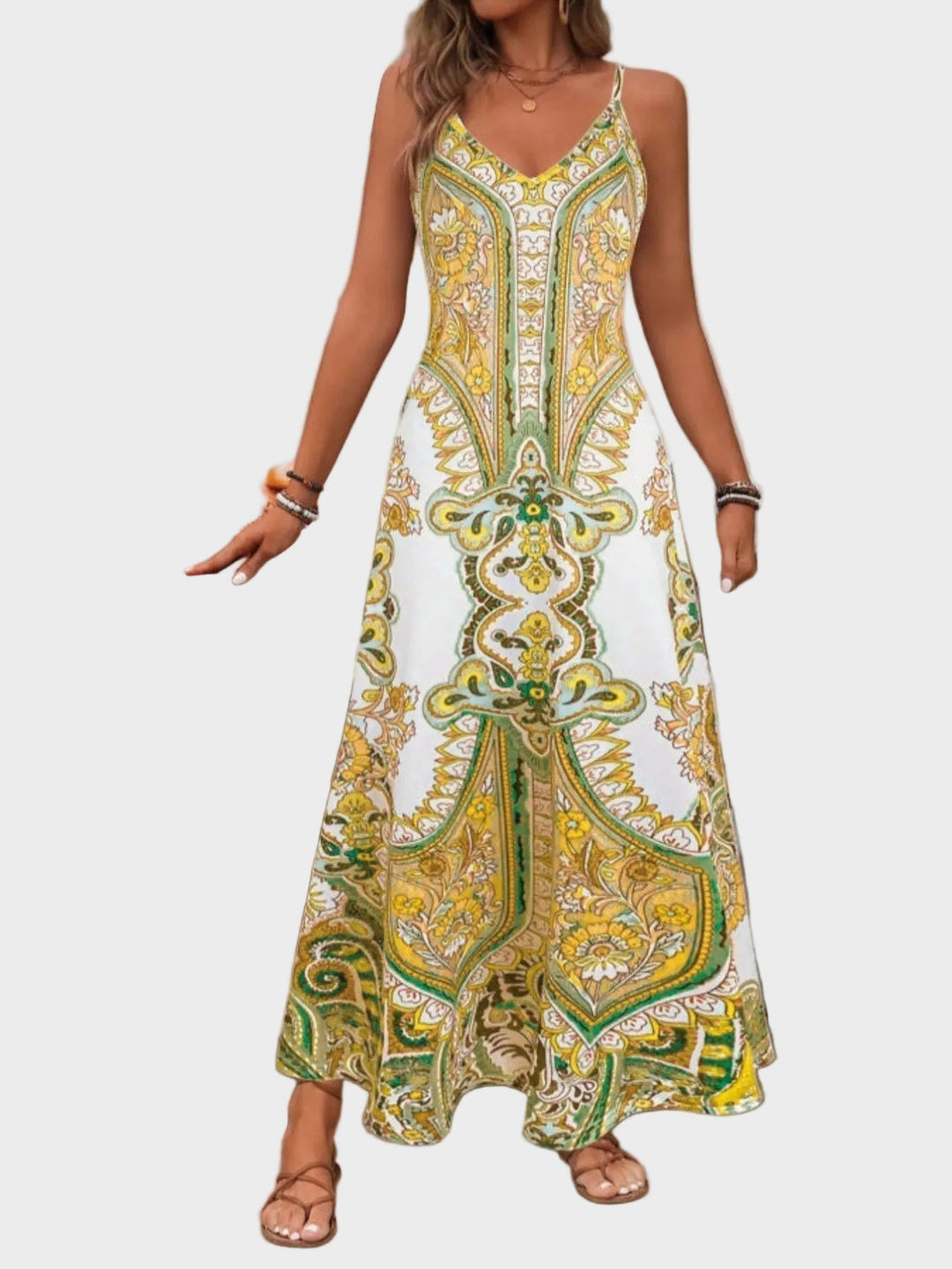 Klára - Elegant summer sleeveless maxi dresses