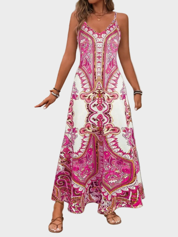 Klára - Elegant summer sleeveless maxi dresses