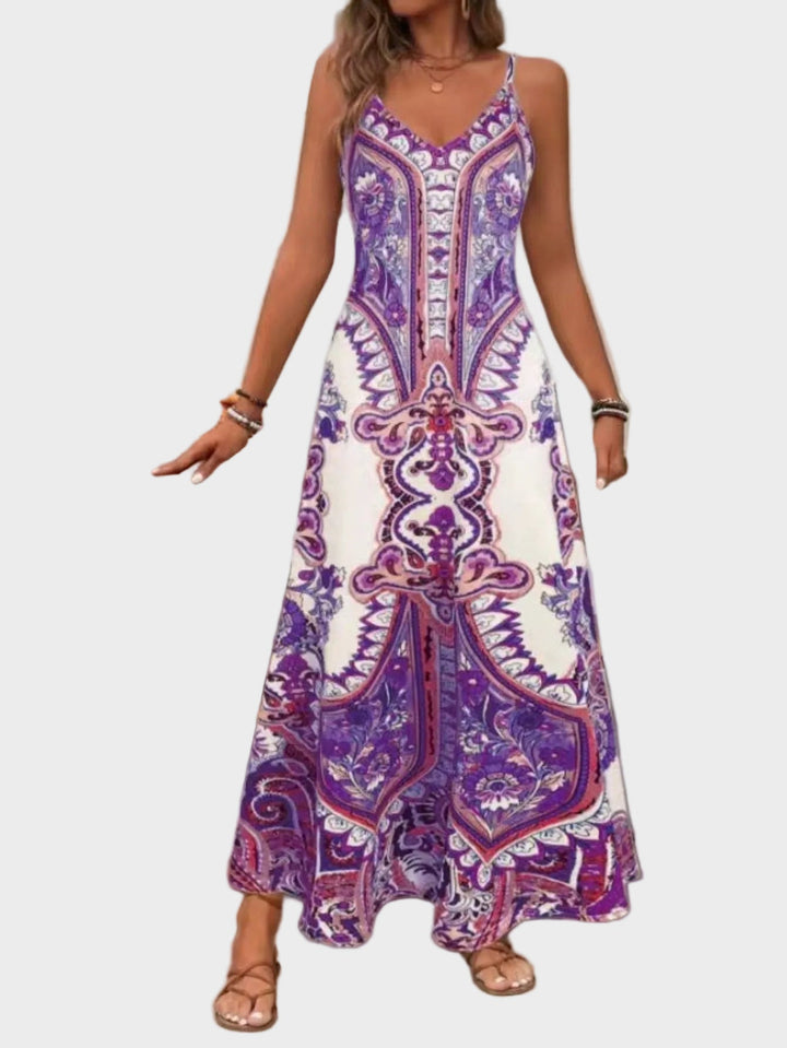 Klára - Elegant summer sleeveless maxi dresses
