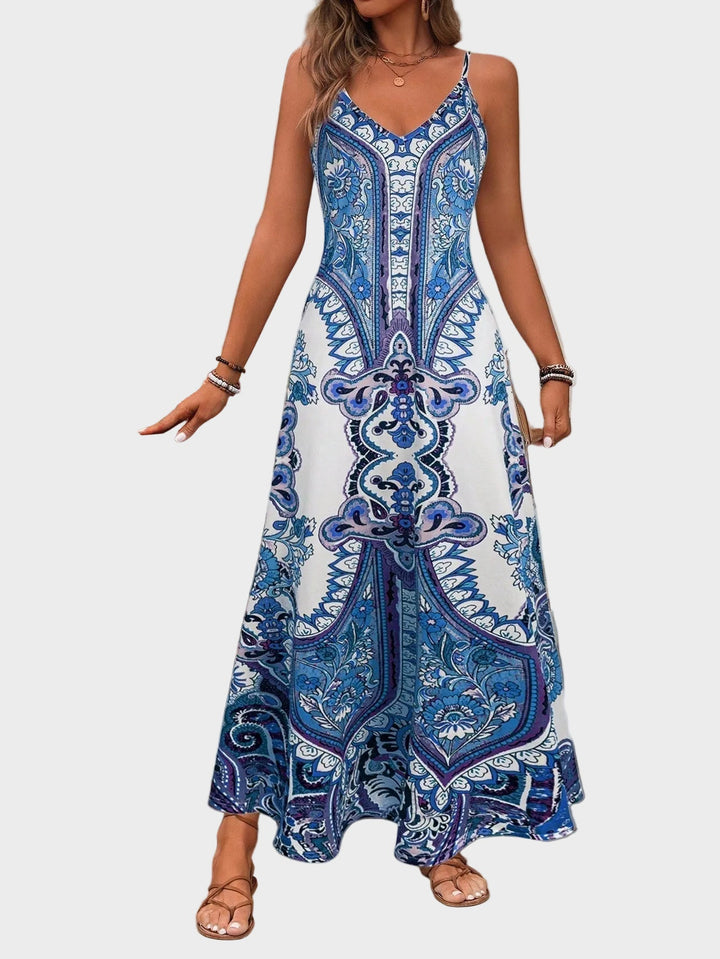Klára - Elegant summer sleeveless maxi dresses