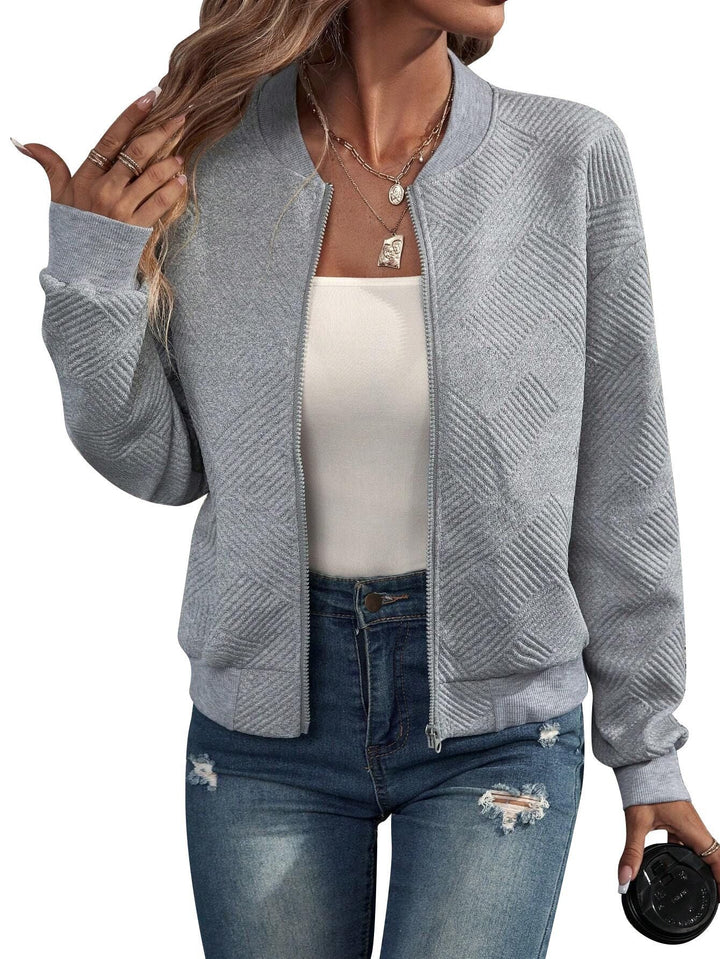 Dora – Structured bomber jacket with zipper