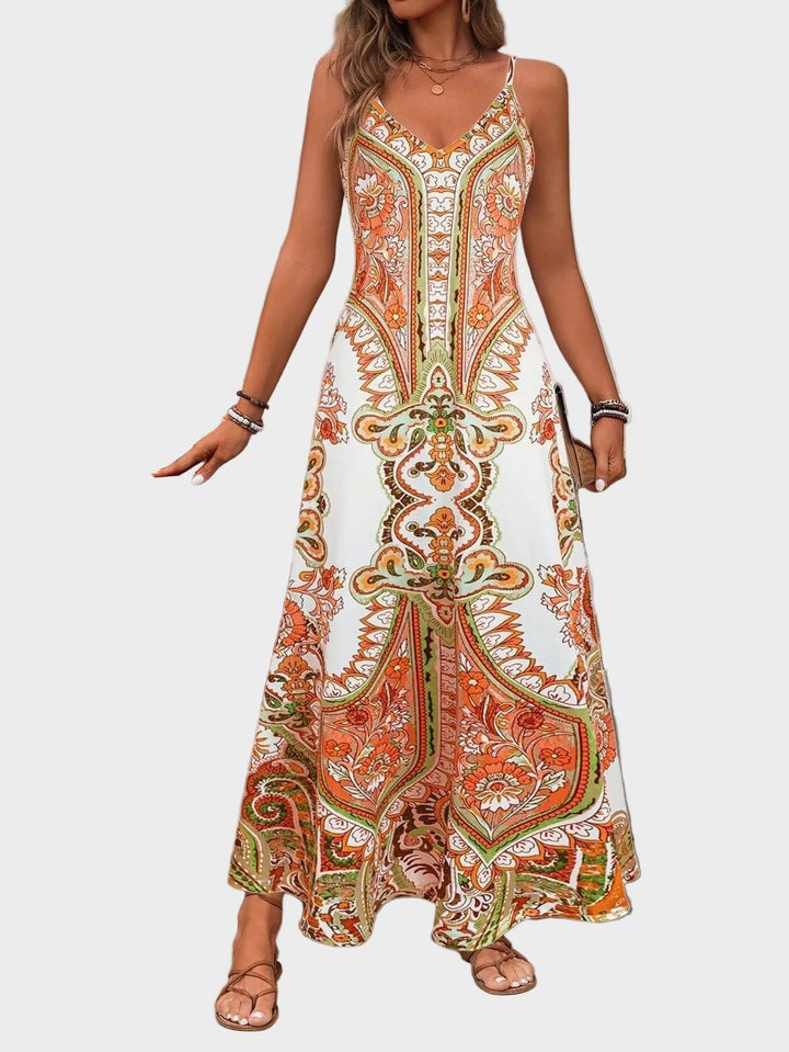 Klára - Elegant summer sleeveless maxi dresses