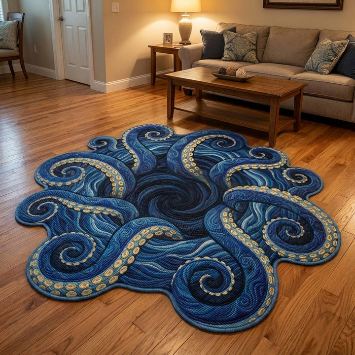 Ocean Abyss Custom Shape Area Rug