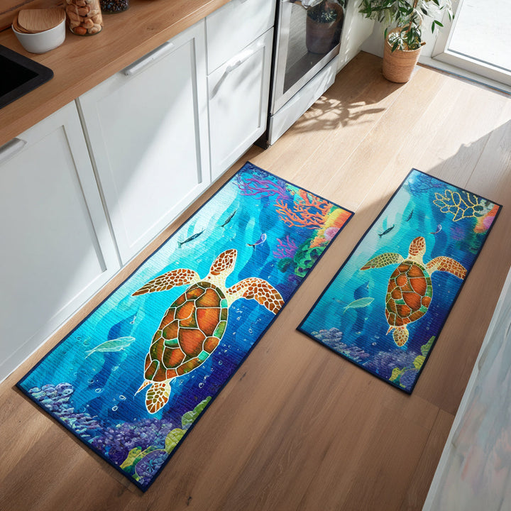 Ocean Voyager Kitchen Area Rug