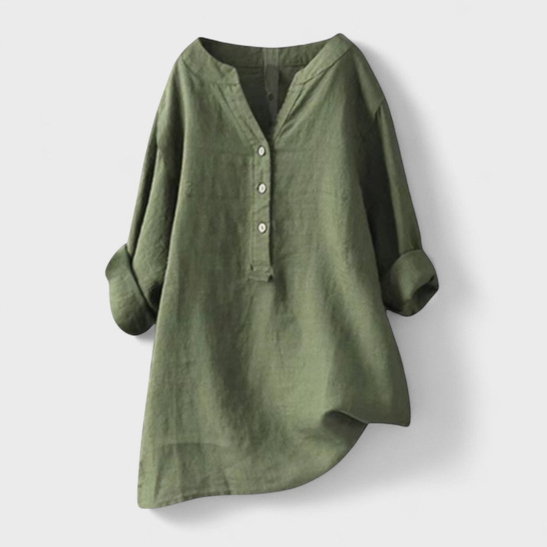 Freya - Comfortable Button Shirt
