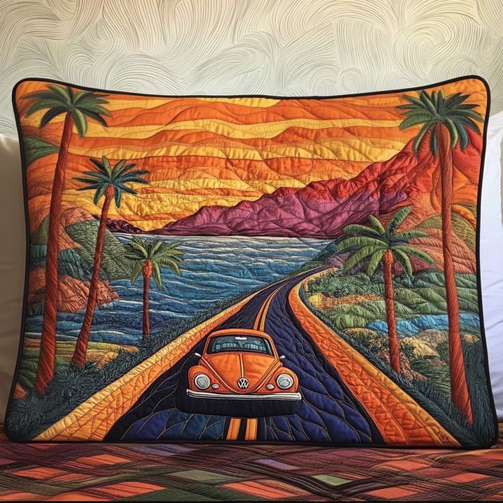 Pacific Escape Quilted Bedding Pillow Case