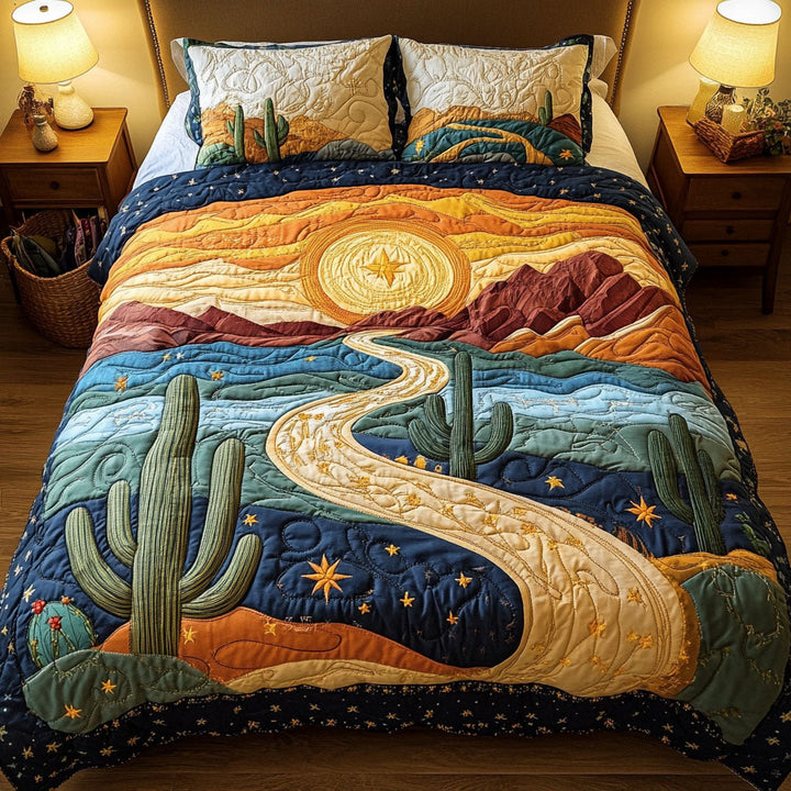 Painted Hills 3-Piece Quilted Bedding Set