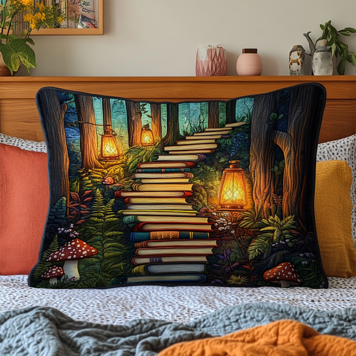 Pathway Of Stories Quilted Bedding Pillow Case