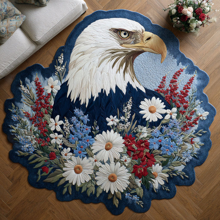 Patriotic Wings Custom Shape Area Rug
