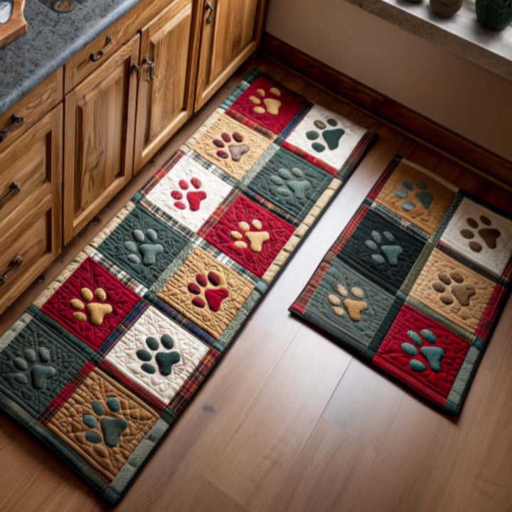 Paw Charm Kitchen Area Rug