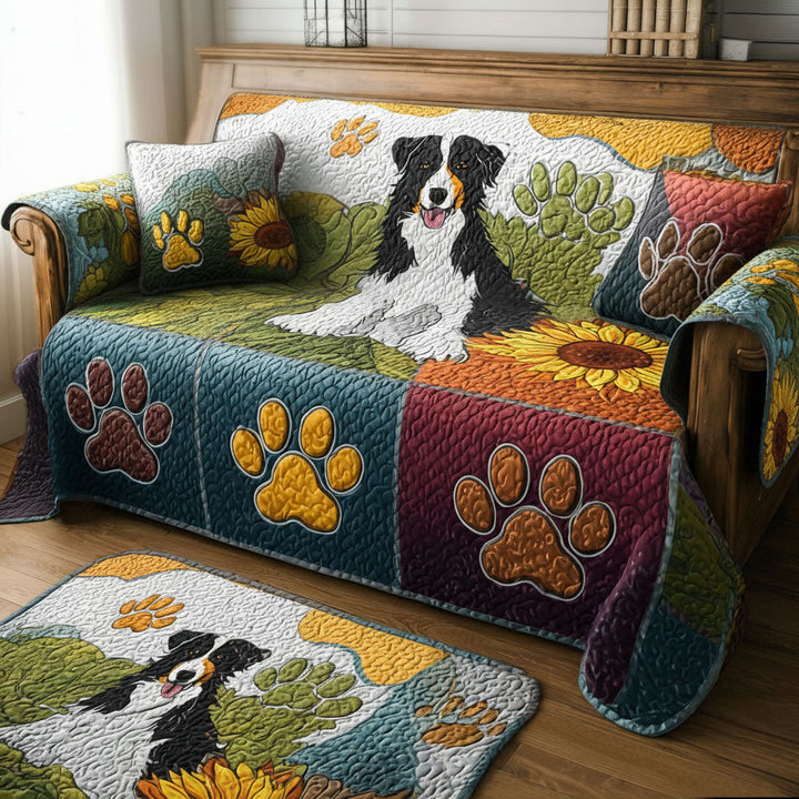 Paw Homestead Quilted Sofa Cover