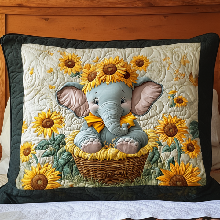 Peaceful Giant Quilted Bedding Pillow Case