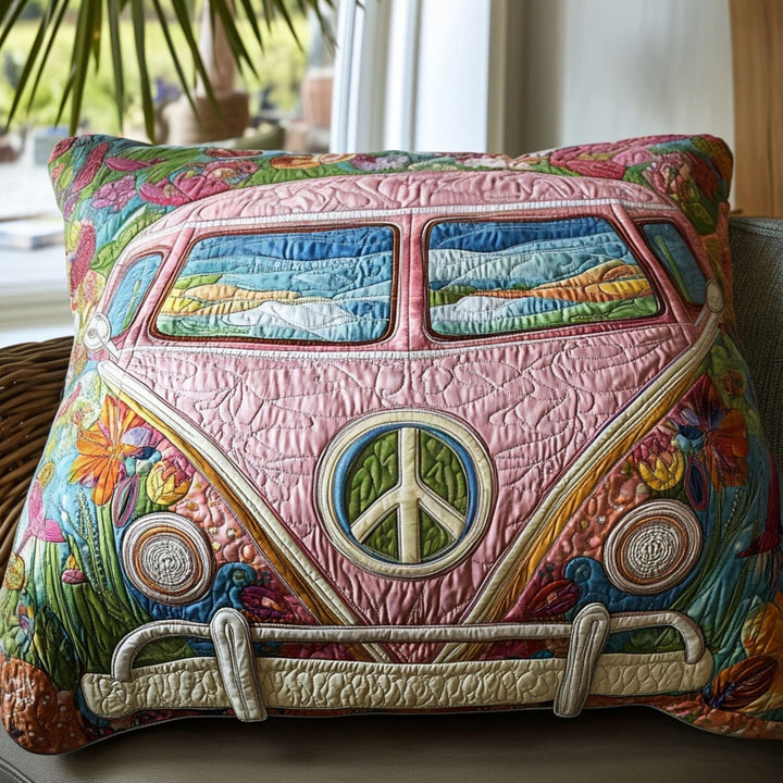 Peaceful Wanderlust Quilted Bedding Pillow Case