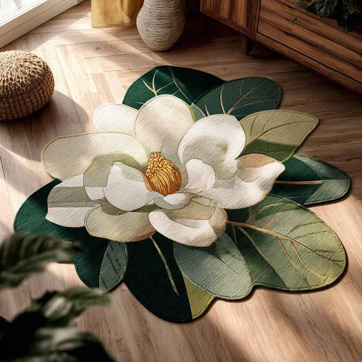 Petal Grace Custom Shape Area Rug