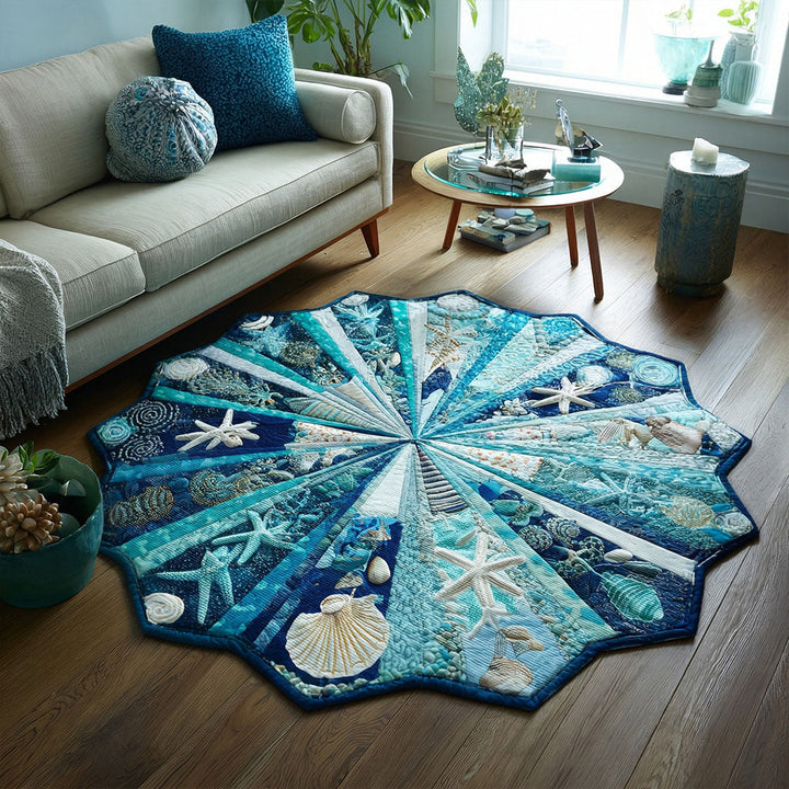 Petals of Paradise Custom Shape Area Rug
