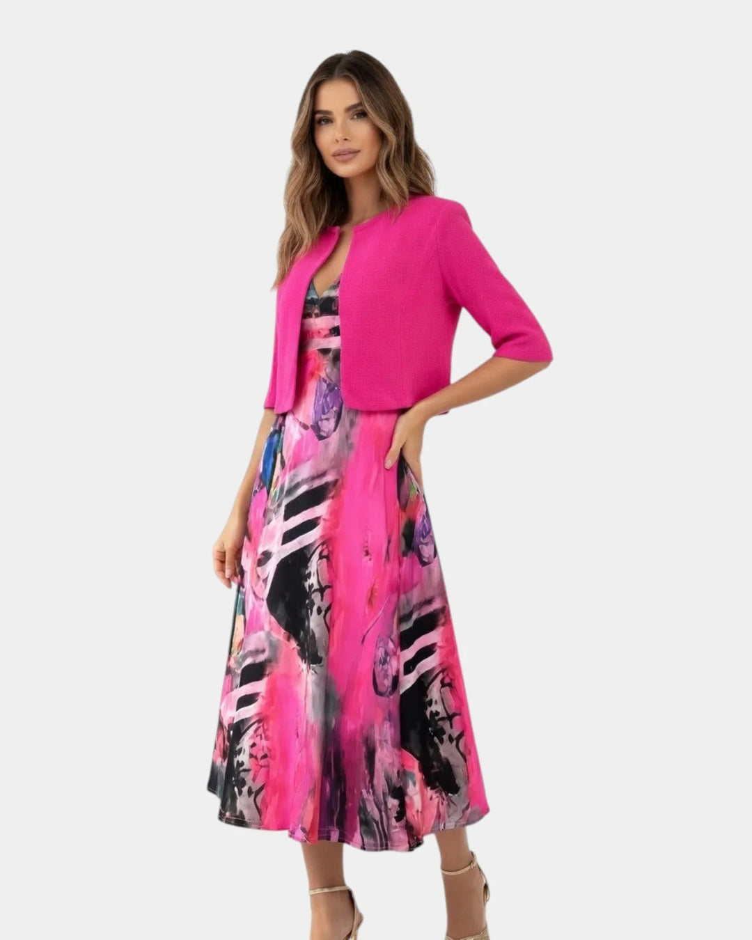 Stacy Printed Dress