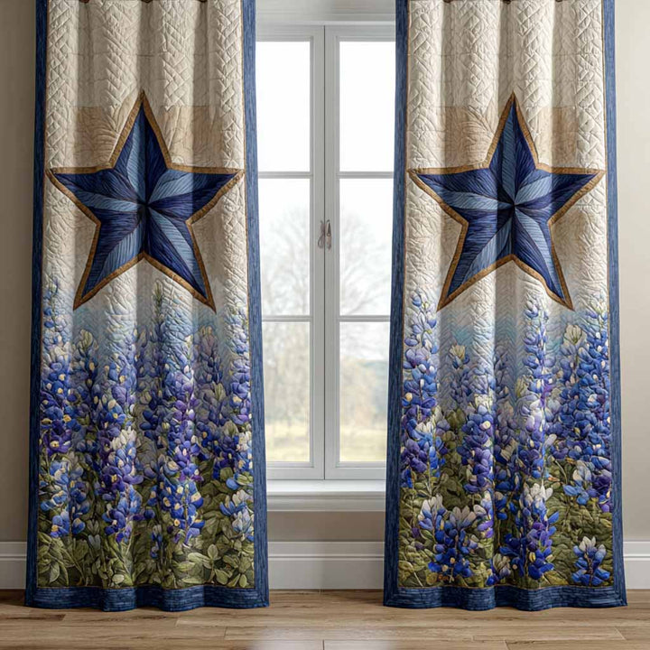 Prairie Star Quilted Curtains