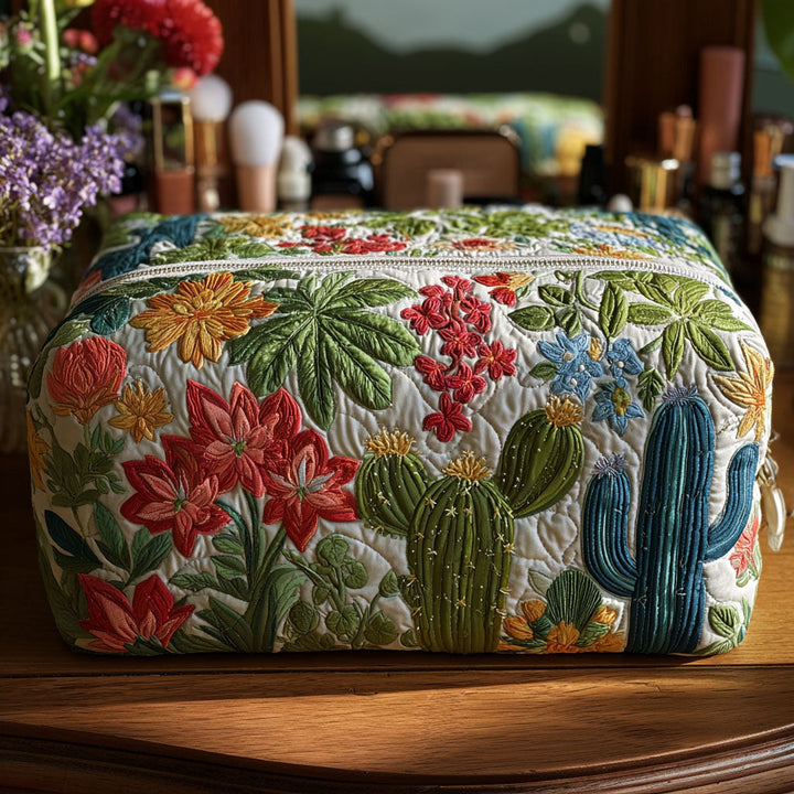 Prickly Pal Magic Quilted Makeup Bag