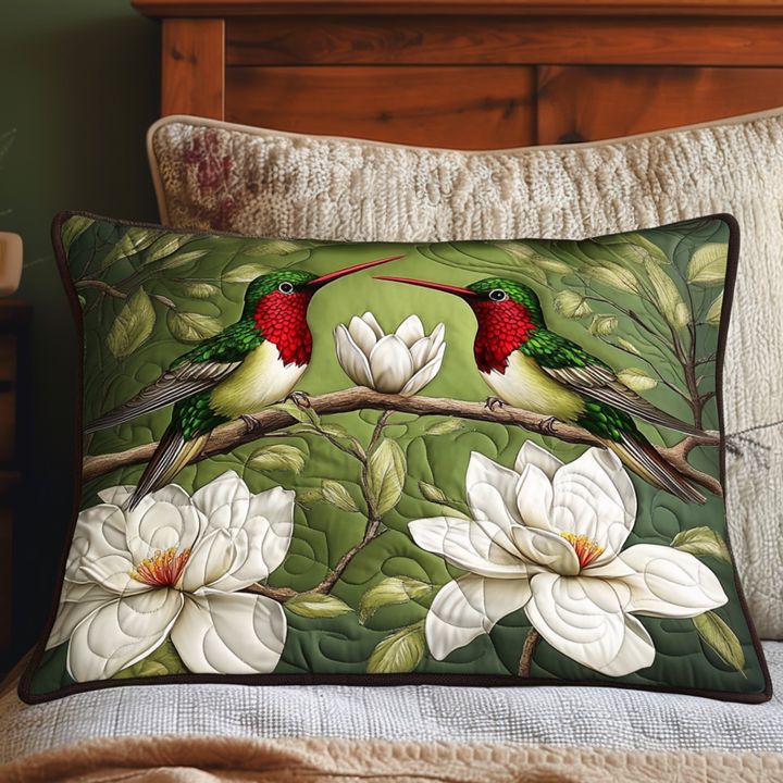 Purple Paradise Quilted Bedding Pillow Case