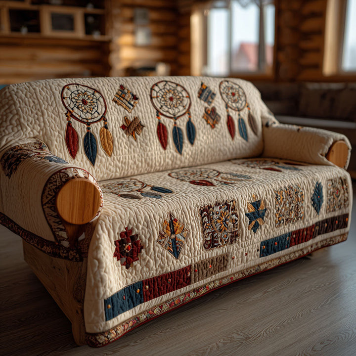 Quiet Desert Dreams Quilted Sofa Cover