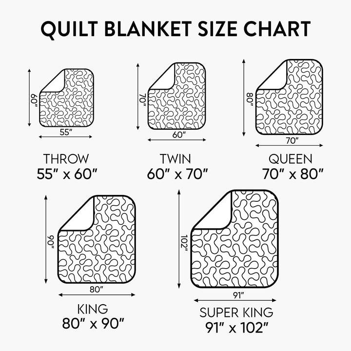 Lunar Wrath Quilted Blanket