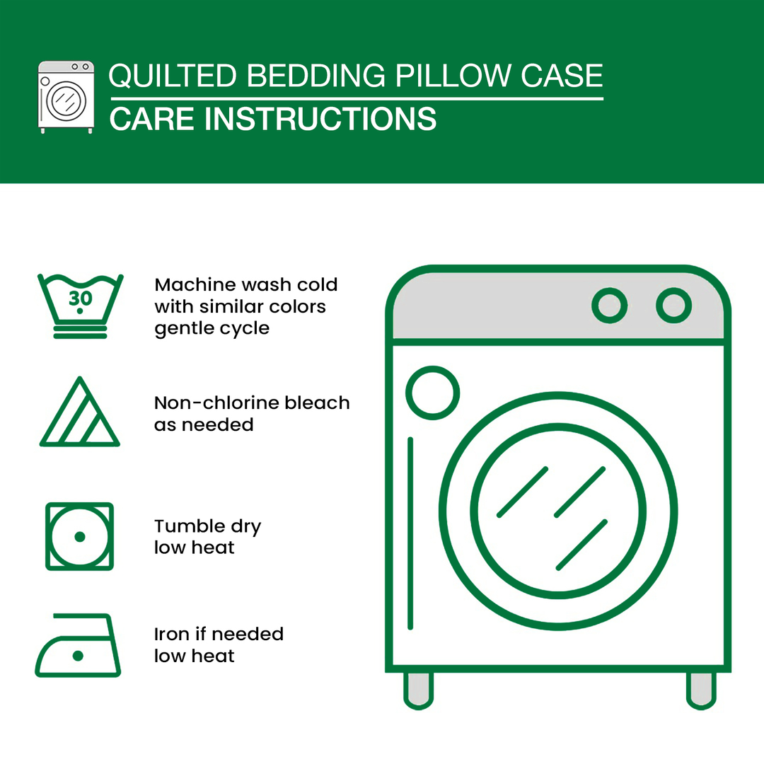 Woodland Wanderlust Quilted Bedding Pillow Case