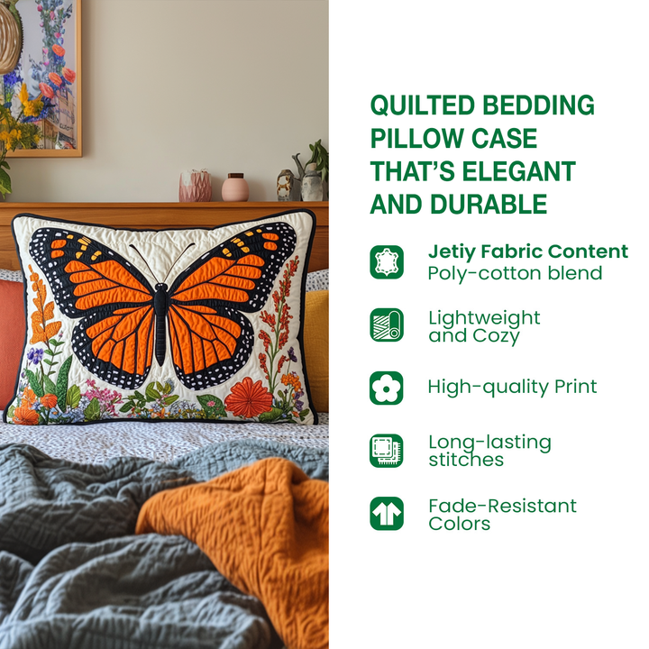 Make Love Not War Quilted Bedding Pillow Case